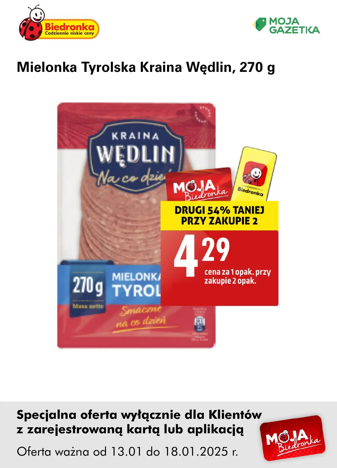 gazetka promocyjna Biedronka Oferta z kartą Moja Biedronka - Strona 18