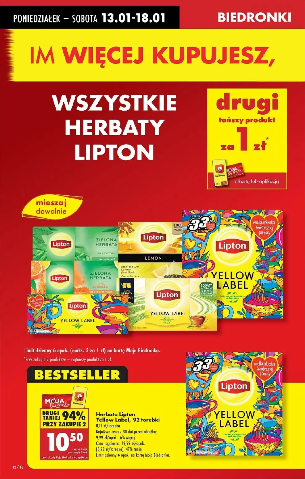 gazetka promocyjna Biedronka Lada tradycyjna. Od poniedziałku - Strona 12