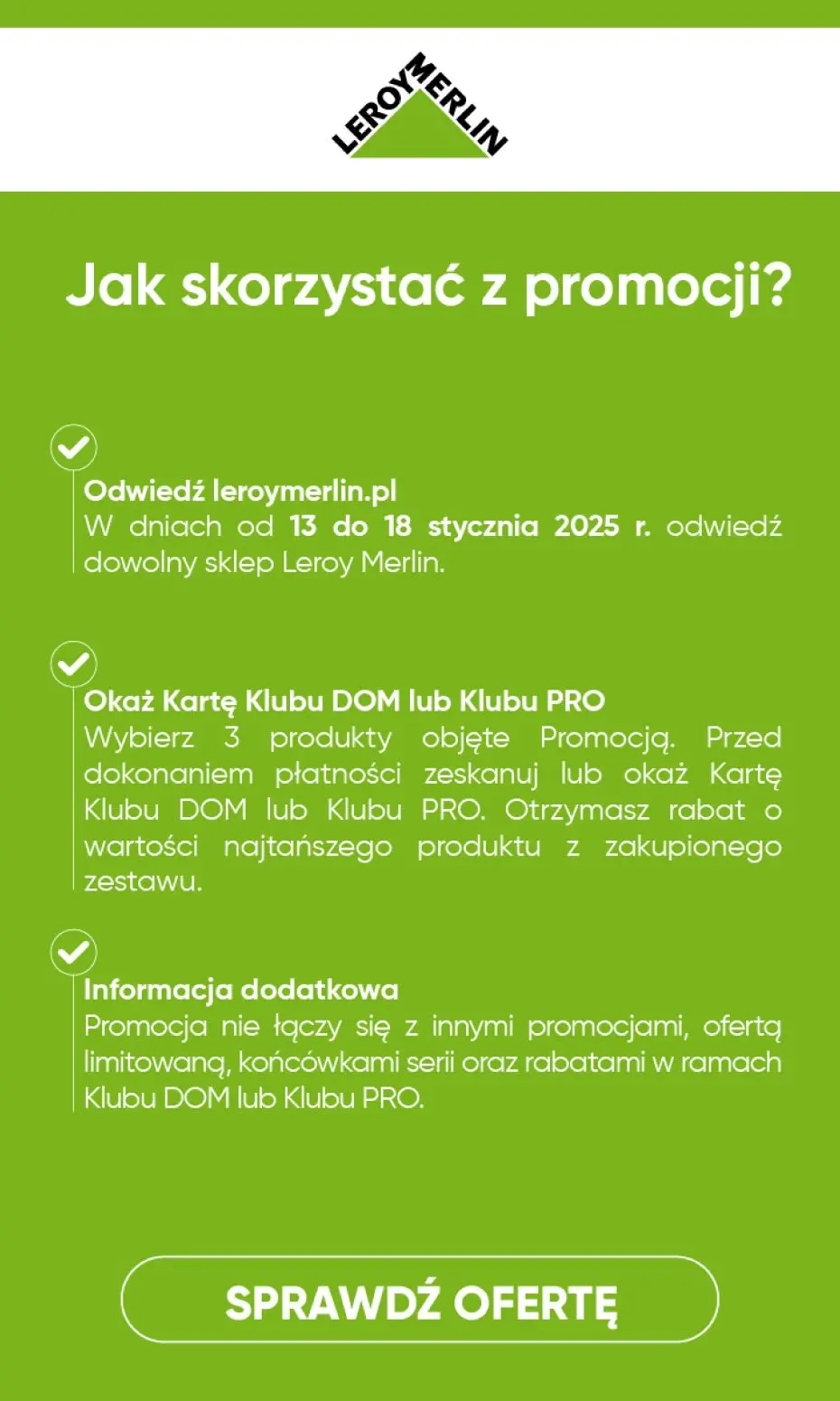 gazetka promocyjna Leroy Merlin Kup w Klubie 3 i zapłać jak za 2 - Rośliny ogrodowe i domowe! - Strona 2