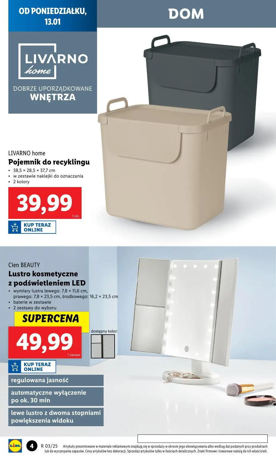 gazetka promocyjna LIDL Katalog okazji, od poniedziałku - Strona 4