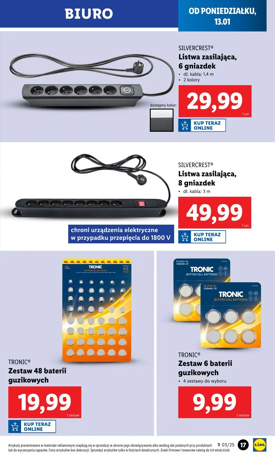 gazetka promocyjna LIDL Katalog okazji, od poniedziałku - Strona 17