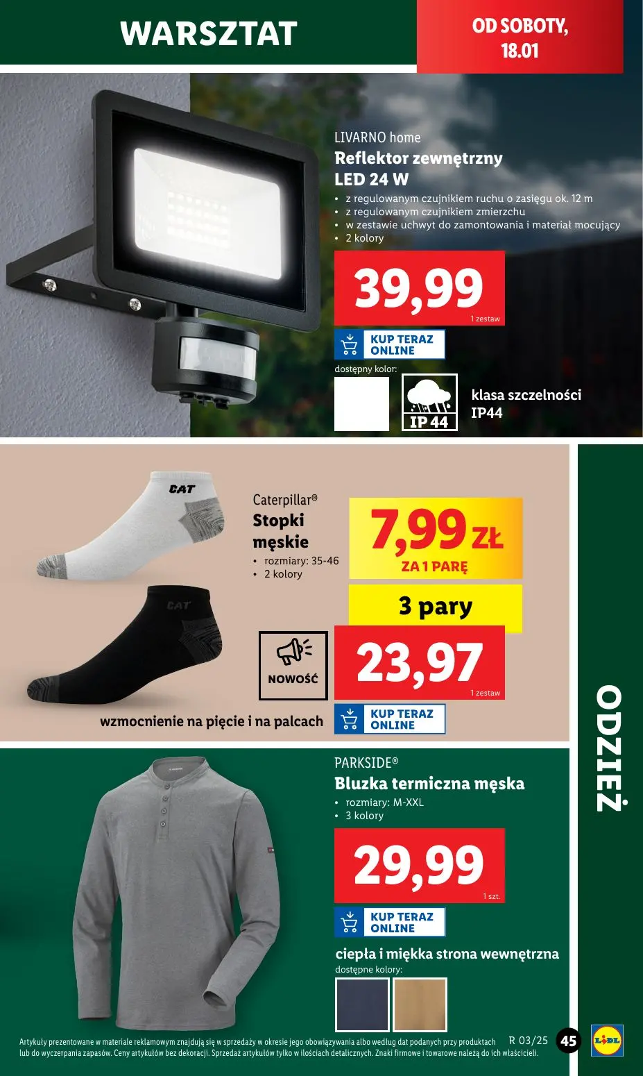 gazetka promocyjna LIDL Katalog okazji, od poniedziałku - Strona 47