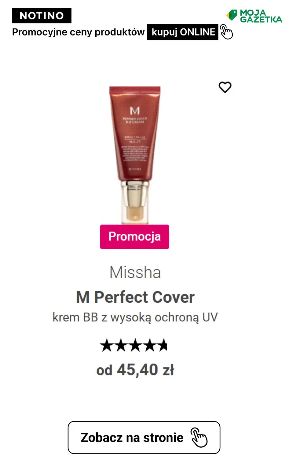 gazetka promocyjna Notino PROMOCJE NOTINO NA PERFUMY I KOSMETYKI! Sprawdź ulubione produkty w promocyjnych cenach. - Strona 4