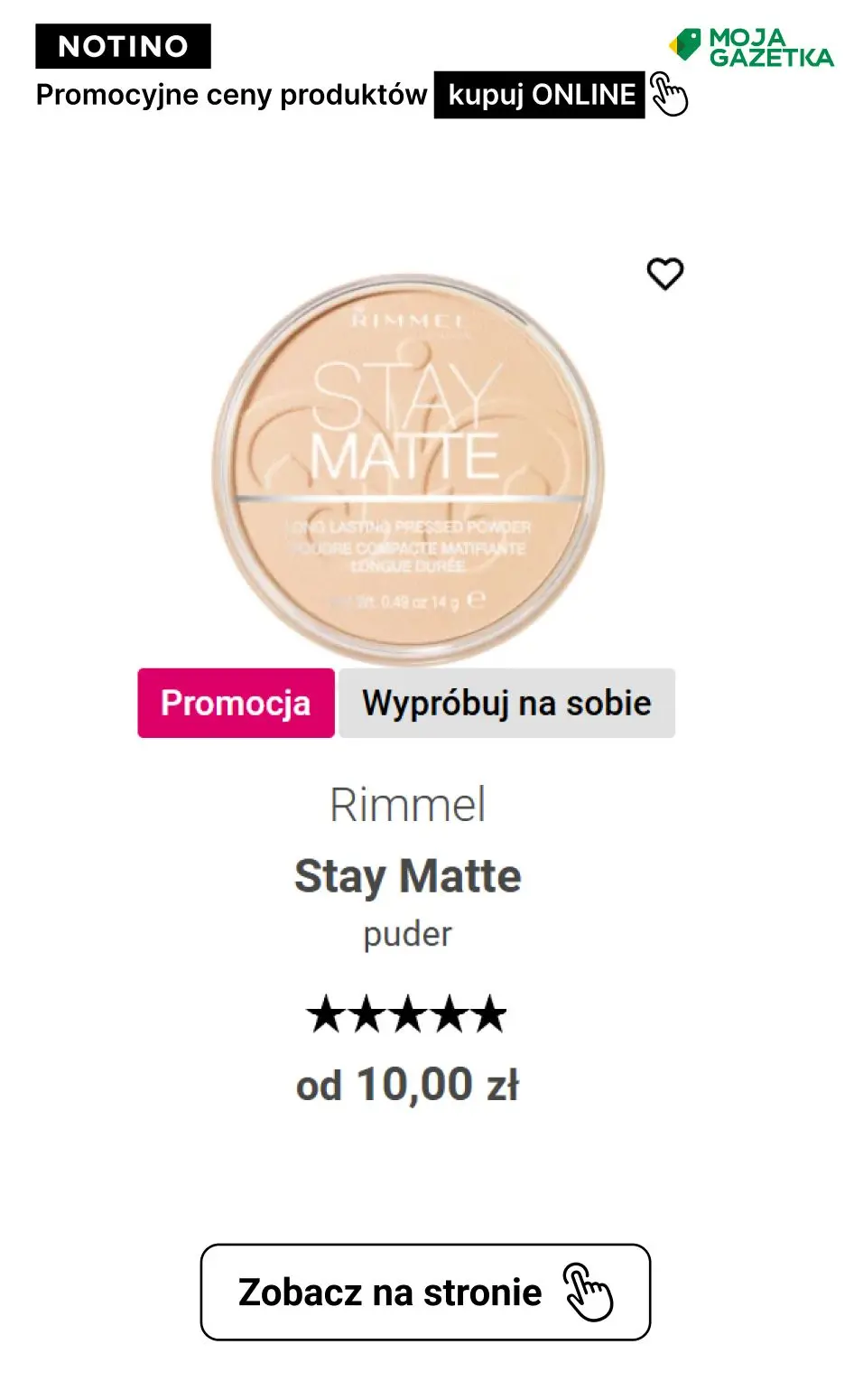 gazetka promocyjna Notino PROMOCJE NOTINO NA PERFUMY I KOSMETYKI! Sprawdź ulubione produkty w promocyjnych cenach. - Strona 5