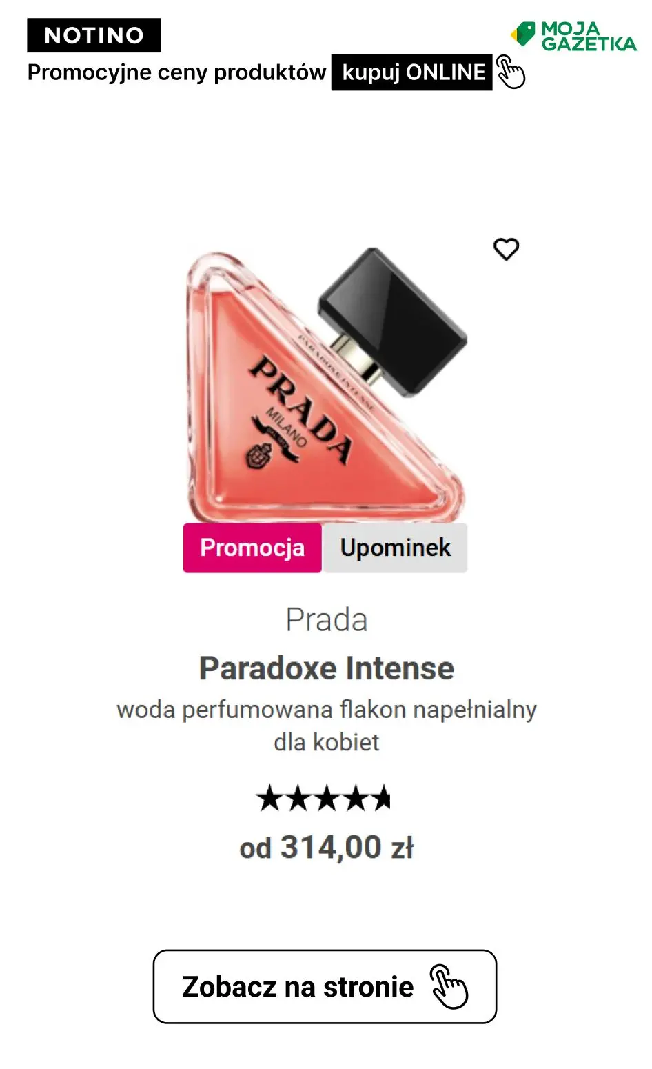 gazetka promocyjna Notino PROMOCJE NOTINO NA PERFUMY I KOSMETYKI! Sprawdź ulubione produkty w promocyjnych cenach. - Strona 19