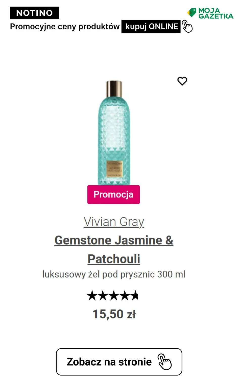 gazetka promocyjna Notino PROMOCJE NOTINO NA PERFUMY I KOSMETYKI! Sprawdź ulubione produkty w promocyjnych cenach. - Strona 33