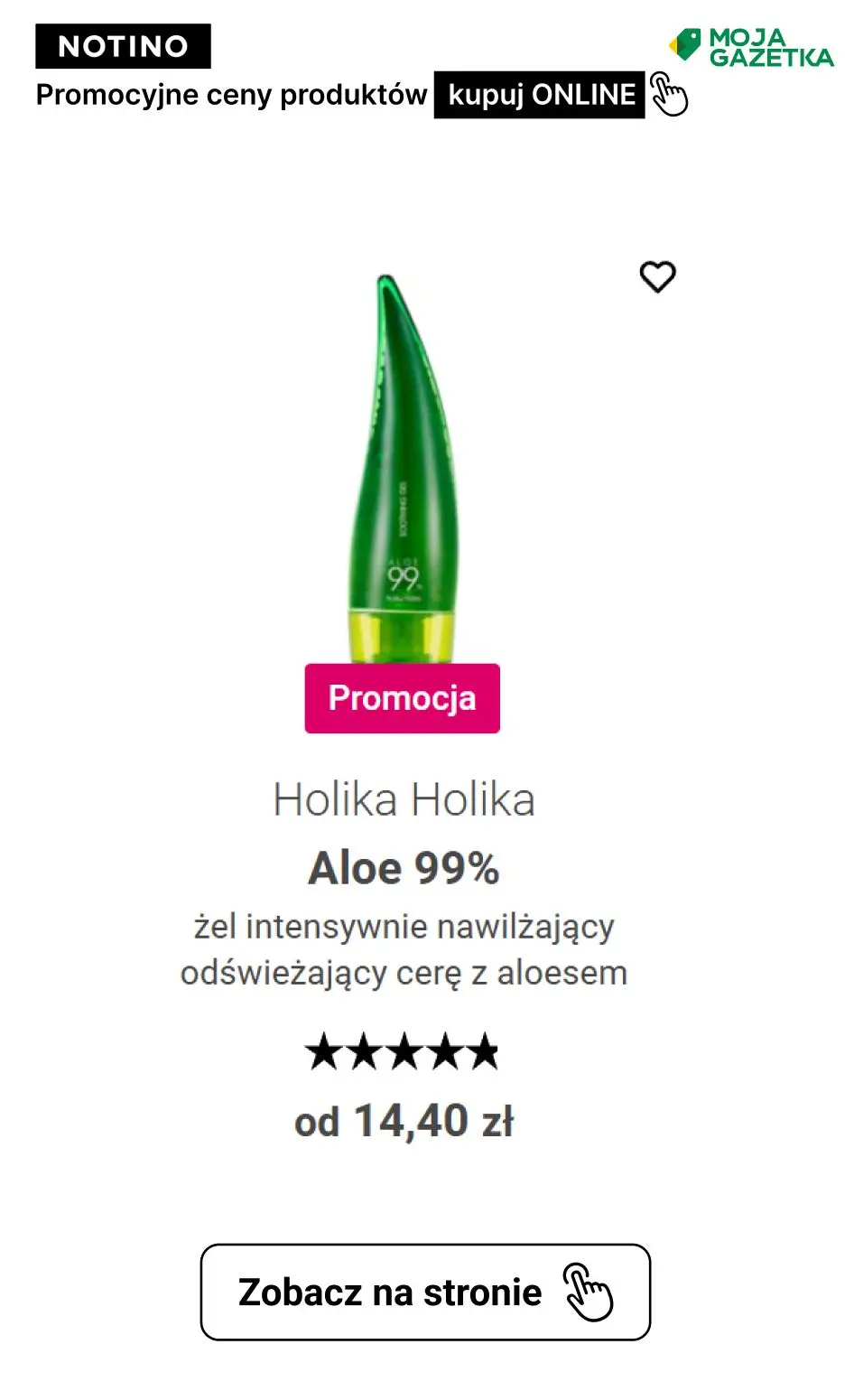 gazetka promocyjna Notino PROMOCJE NOTINO NA PERFUMY I KOSMETYKI! Sprawdź ulubione produkty w promocyjnych cenach. - Strona 34