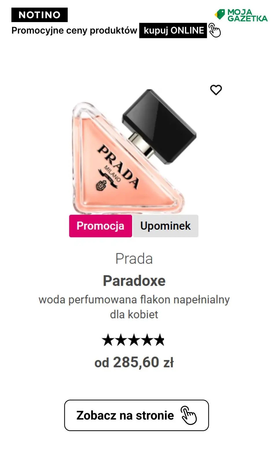 gazetka promocyjna Notino PROMOCJE NOTINO NA PERFUMY I KOSMETYKI! Sprawdź ulubione produkty w promocyjnych cenach. - Strona 35