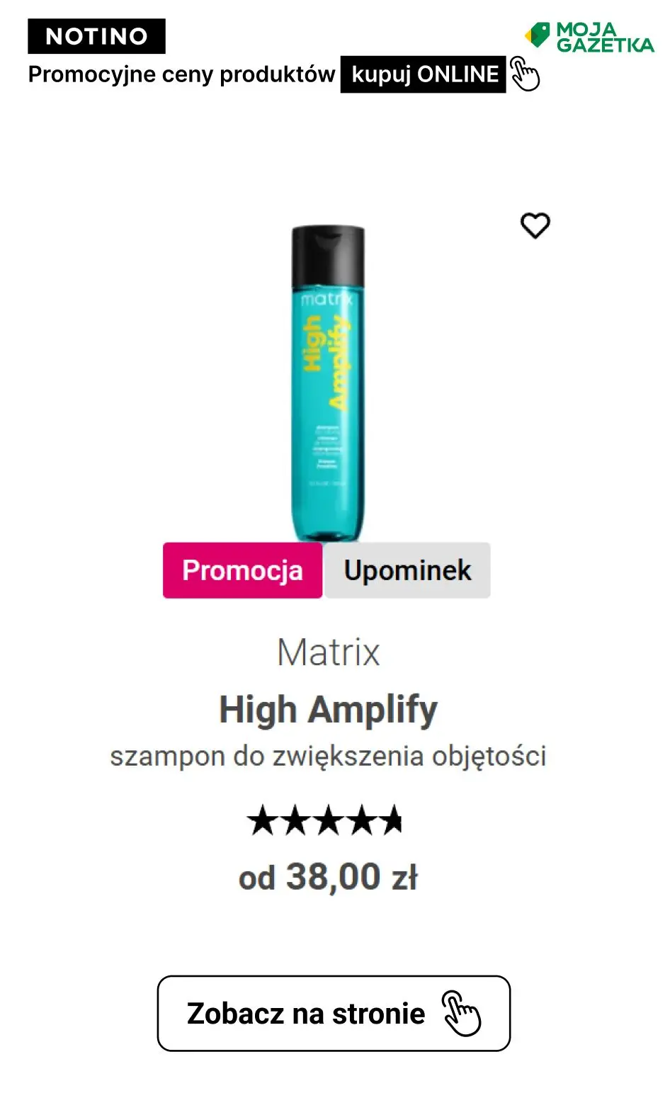 gazetka promocyjna Notino PROMOCJE NOTINO NA PERFUMY I KOSMETYKI! Sprawdź ulubione produkty w promocyjnych cenach. - Strona 40