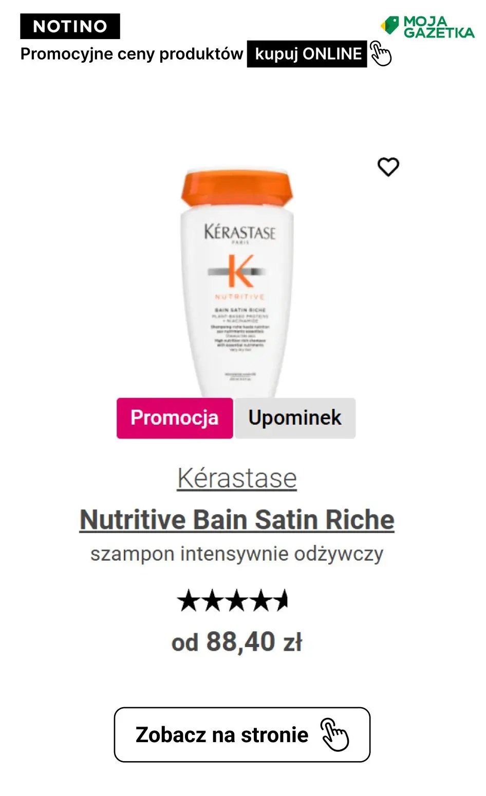 gazetka promocyjna Notino PROMOCJE NOTINO NA PERFUMY I KOSMETYKI! Sprawdź ulubione produkty w promocyjnych cenach. - Strona 45