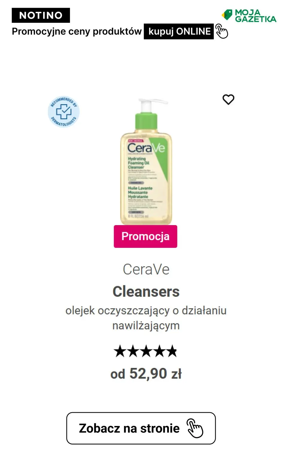 gazetka promocyjna Notino PROMOCJE NOTINO NA PERFUMY I KOSMETYKI! Sprawdź ulubione produkty w promocyjnych cenach. - Strona 50