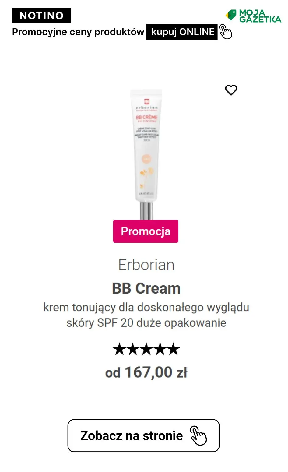 gazetka promocyjna Notino PROMOCJE NOTINO NA PERFUMY I KOSMETYKI! Sprawdź ulubione produkty w promocyjnych cenach. - Strona 60