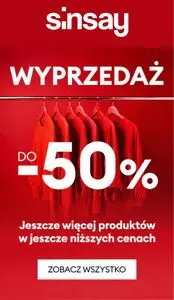 Gazetka promocyjna Sinsay, ważna od 2025-01-08 do 2025-01-19.