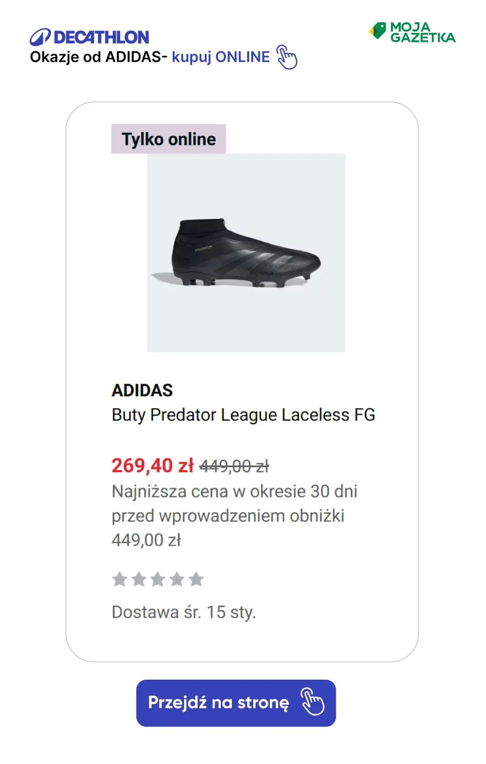 gazetka promocyjna Decathlon ZNIŻKI na produkty marki adidas! - Strona 4