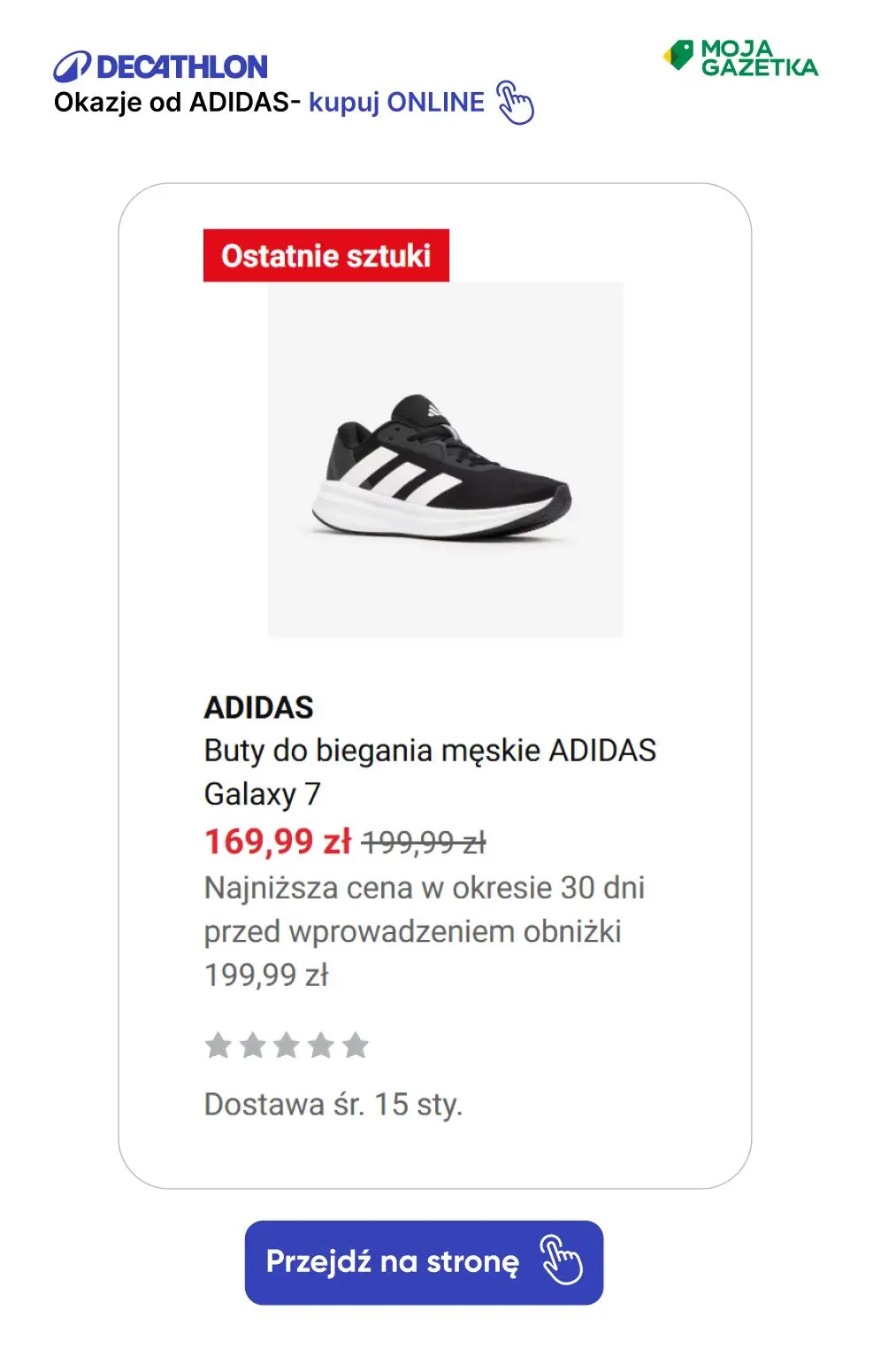 gazetka promocyjna Decathlon ZNIŻKI na produkty marki adidas! - Strona 6