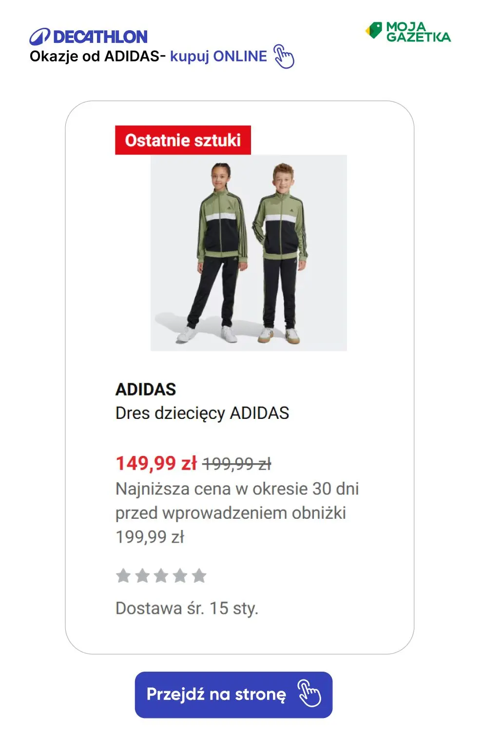 gazetka promocyjna Decathlon ZNIŻKI na produkty marki adidas! - Strona 7