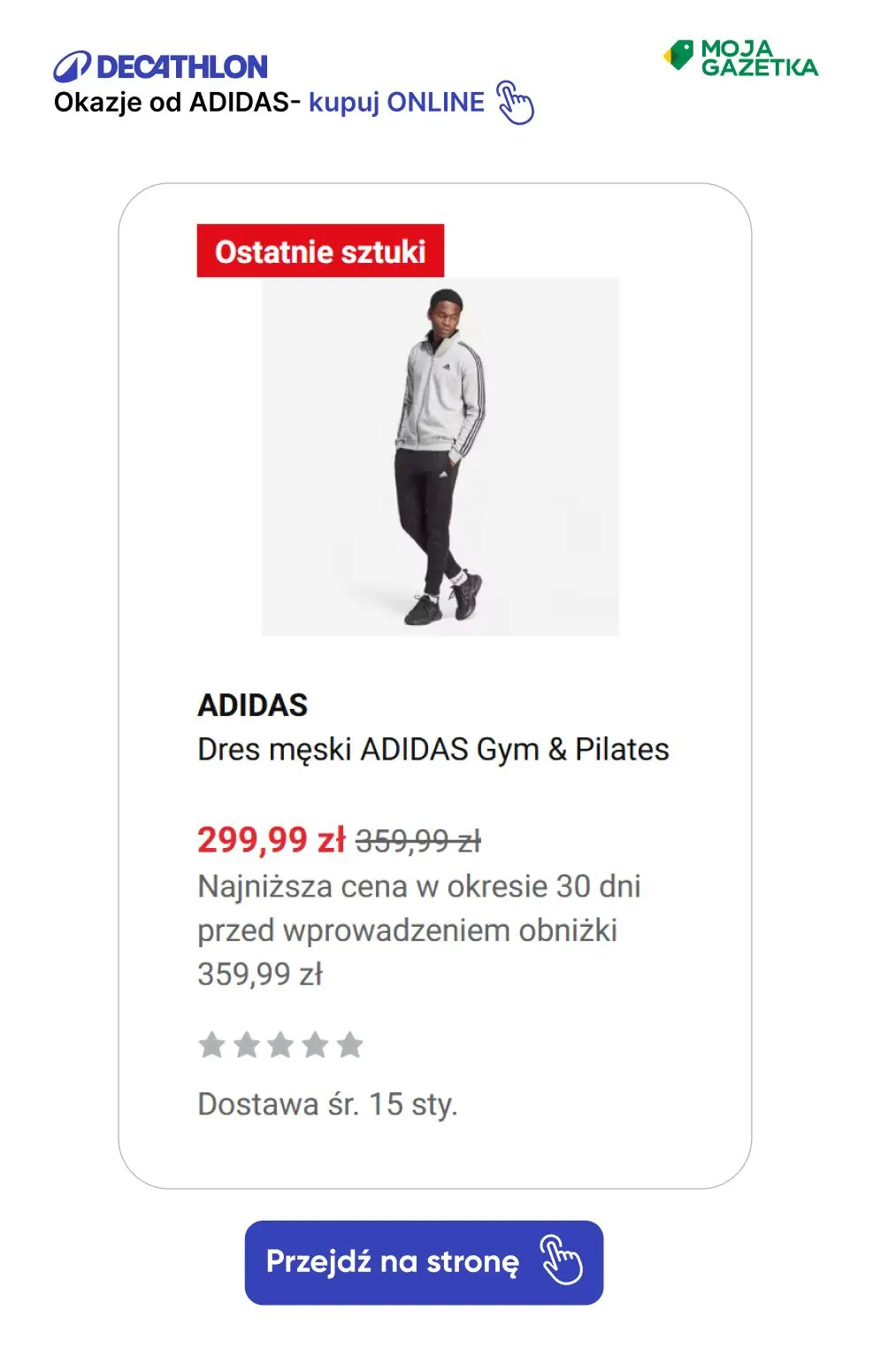 gazetka promocyjna Decathlon ZNIŻKI na produkty marki adidas! - Strona 13