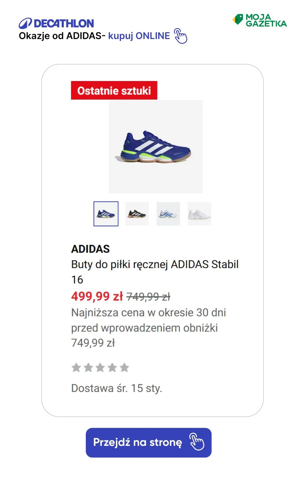 gazetka promocyjna Decathlon ZNIŻKI na produkty marki adidas! - Strona 14