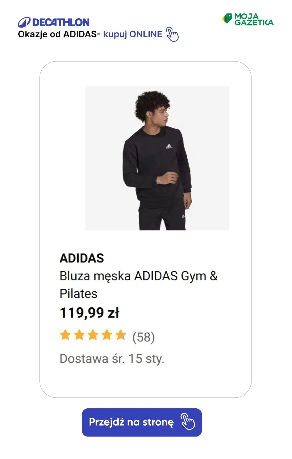 gazetka promocyjna Decathlon ZNIŻKI na produkty marki adidas! - Strona 18