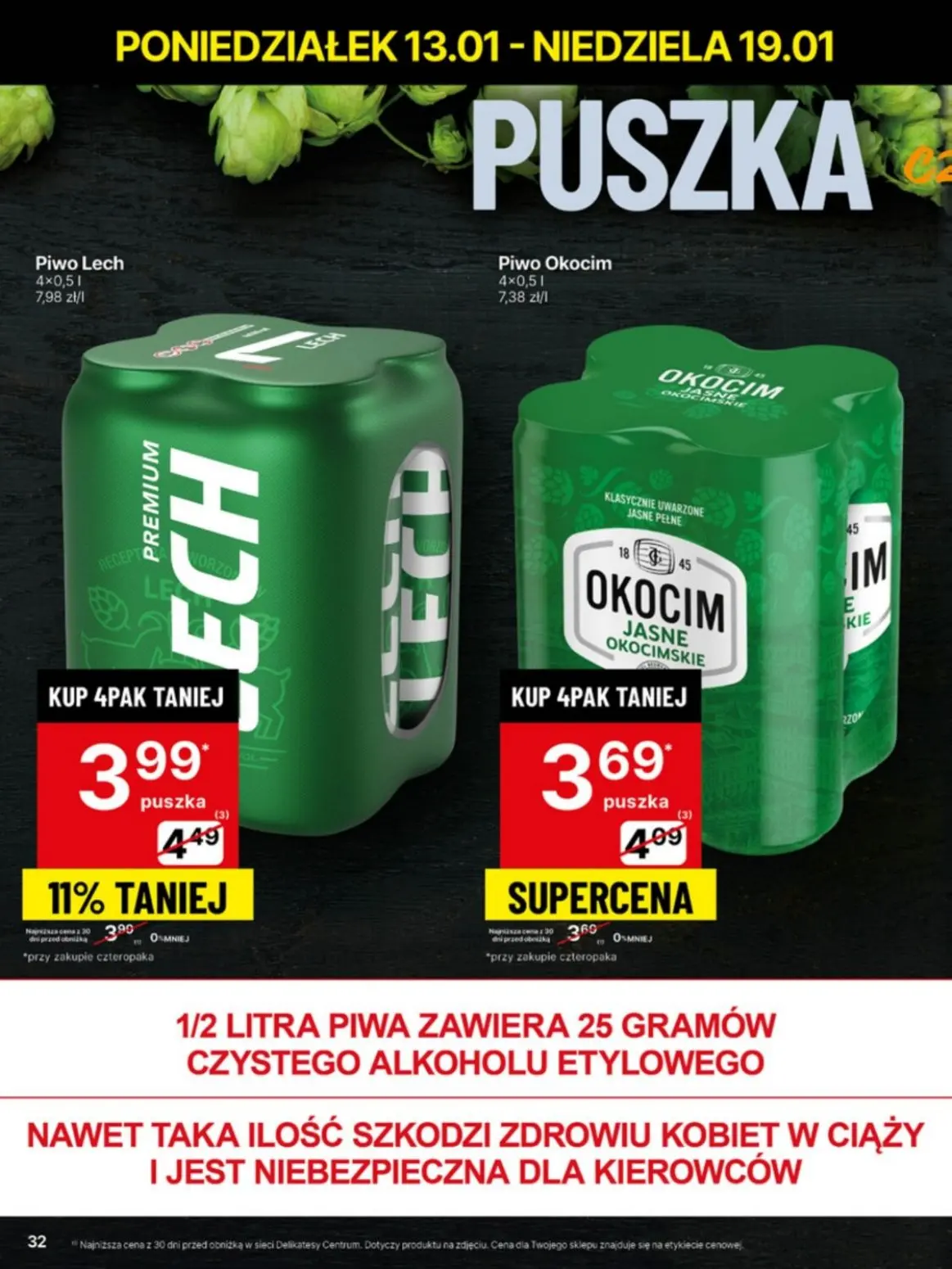 gazetka promocyjna Delikatesy Centrum Od poniedziałku - Strona 32