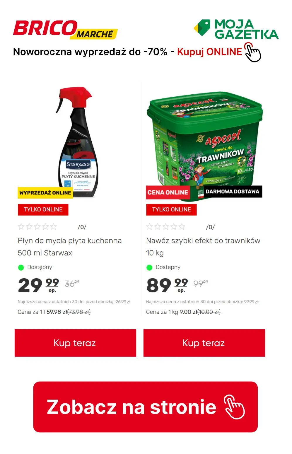 gazetka promocyjna BRICOMARCHE Noworoczna wyprzedaż do - 70%! - Strona 14