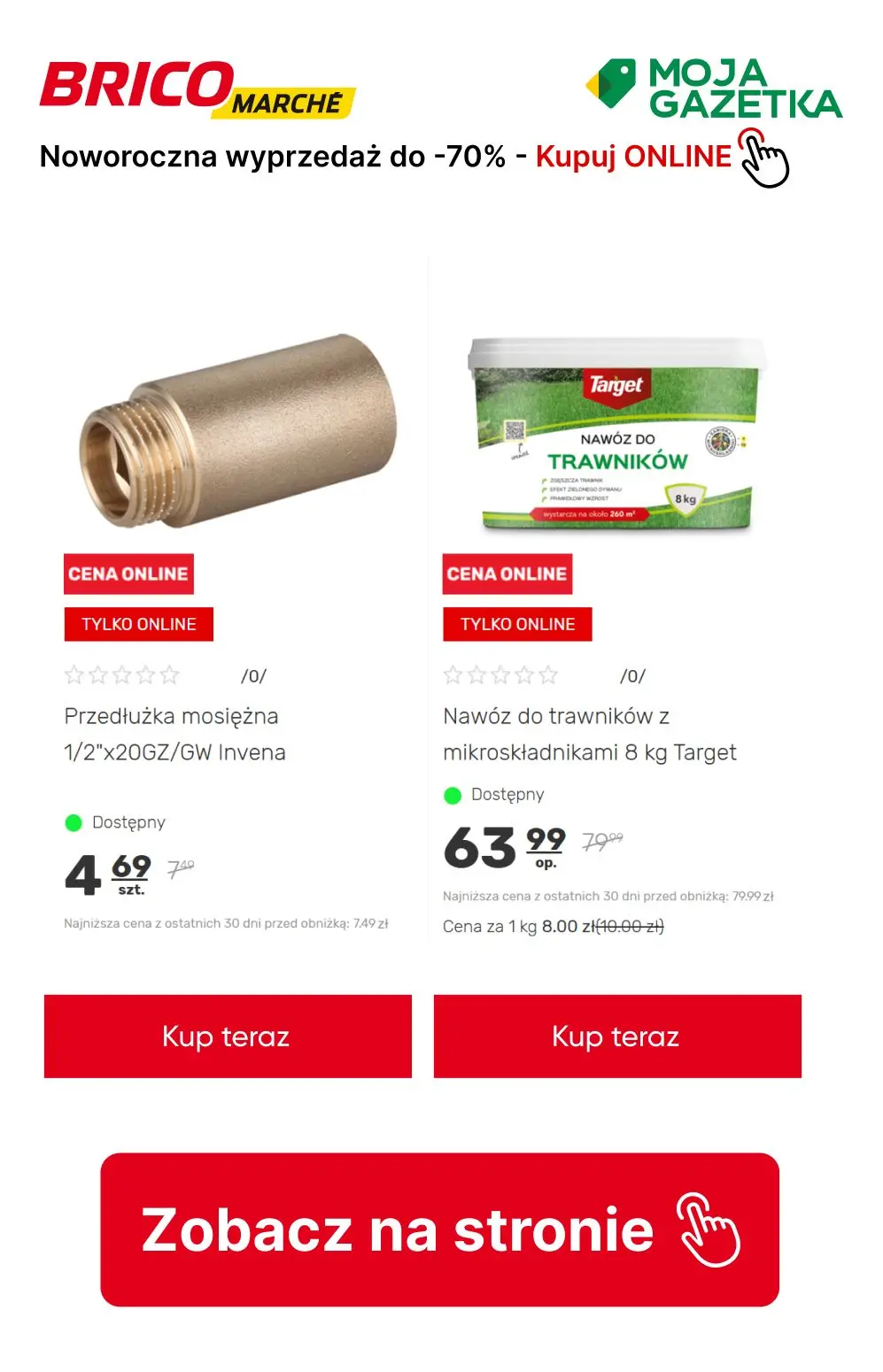 gazetka promocyjna BRICOMARCHE Noworoczna wyprzedaż do - 70%! - Strona 20