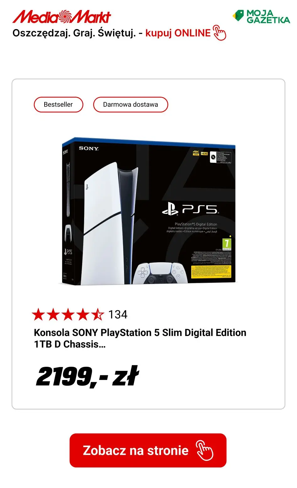 gazetka promocyjna Media Markt Graj jak nigdy wcześniej dzięki PlayStation 5!  - Strona 2