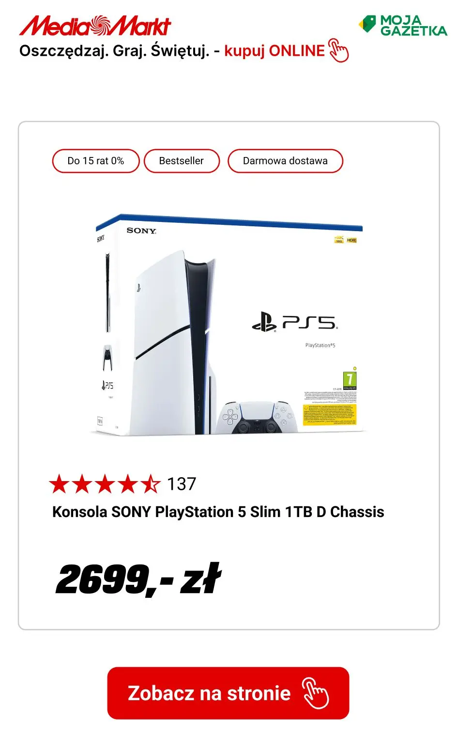 gazetka promocyjna Media Markt Graj jak nigdy wcześniej dzięki PlayStation 5!  - Strona 3