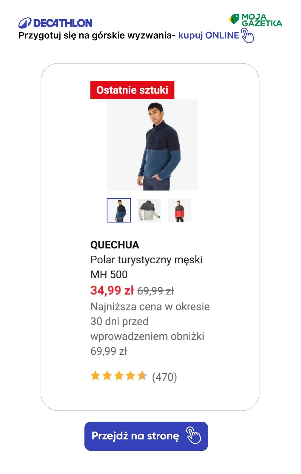 gazetka promocyjna Decathlon Przygotuj się na górskie wyzwania! Promocje na odzież turystyczną! - Strona 2