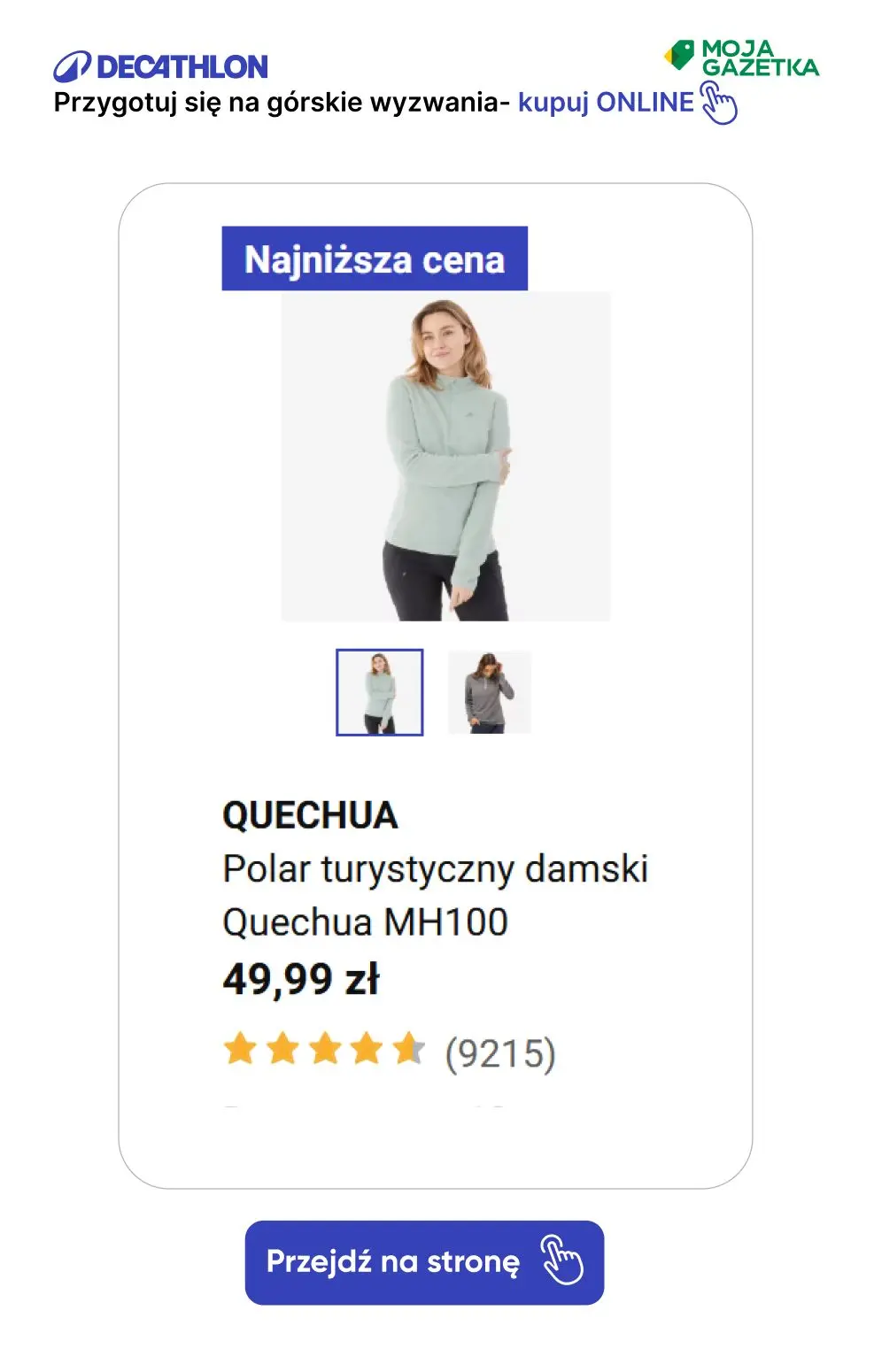 gazetka promocyjna Decathlon Przygotuj się na górskie wyzwania! Promocje na odzież turystyczną! - Strona 9