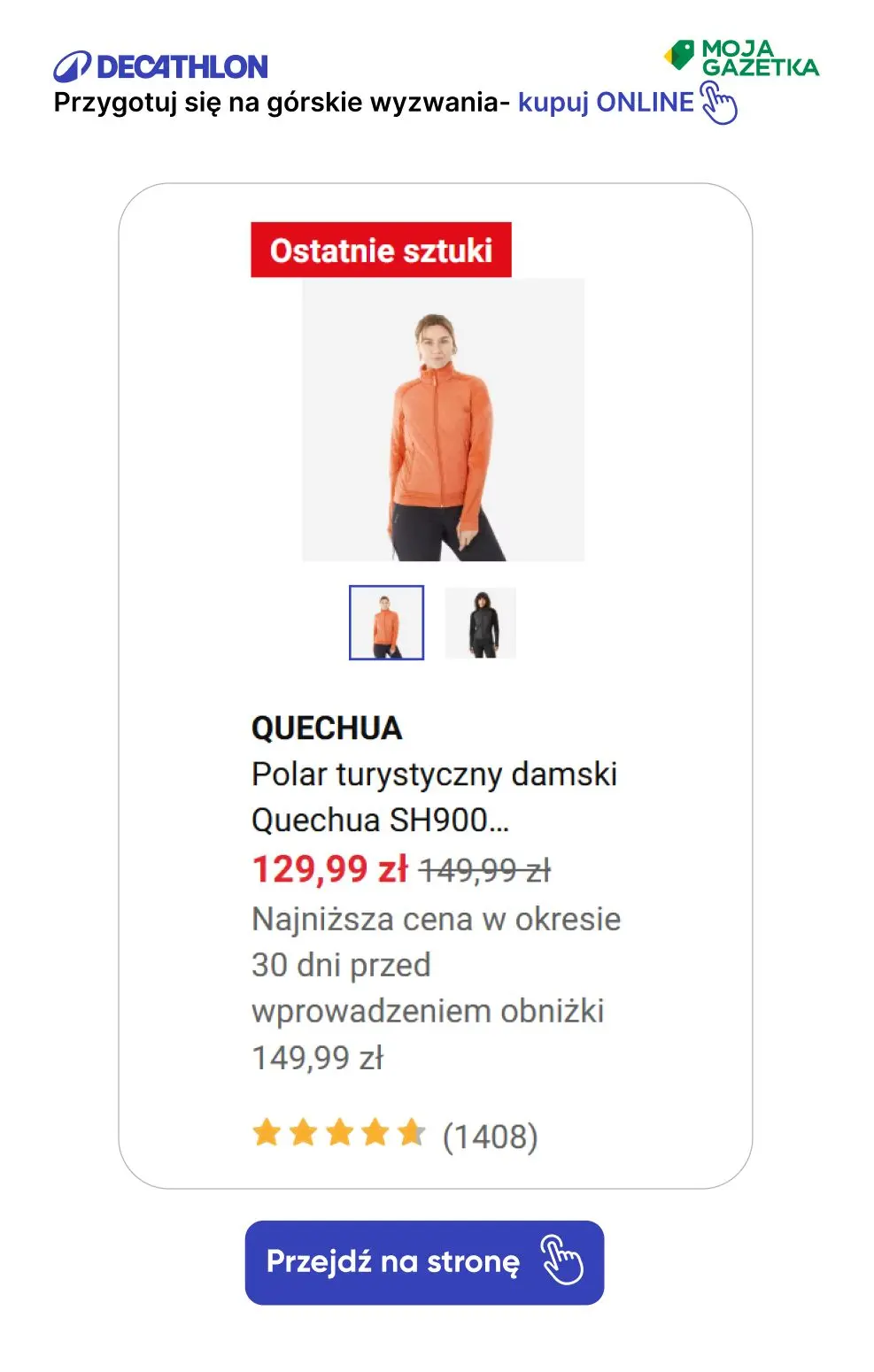 gazetka promocyjna Decathlon Przygotuj się na górskie wyzwania! Promocje na odzież turystyczną! - Strona 17