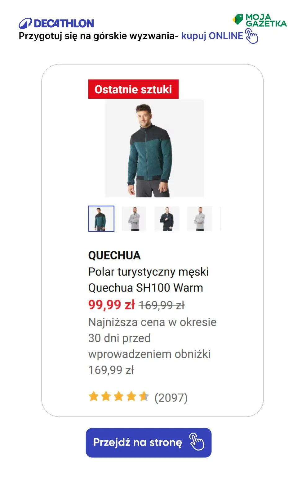 gazetka promocyjna Decathlon Przygotuj się na górskie wyzwania! Promocje na odzież turystyczną! - Strona 26