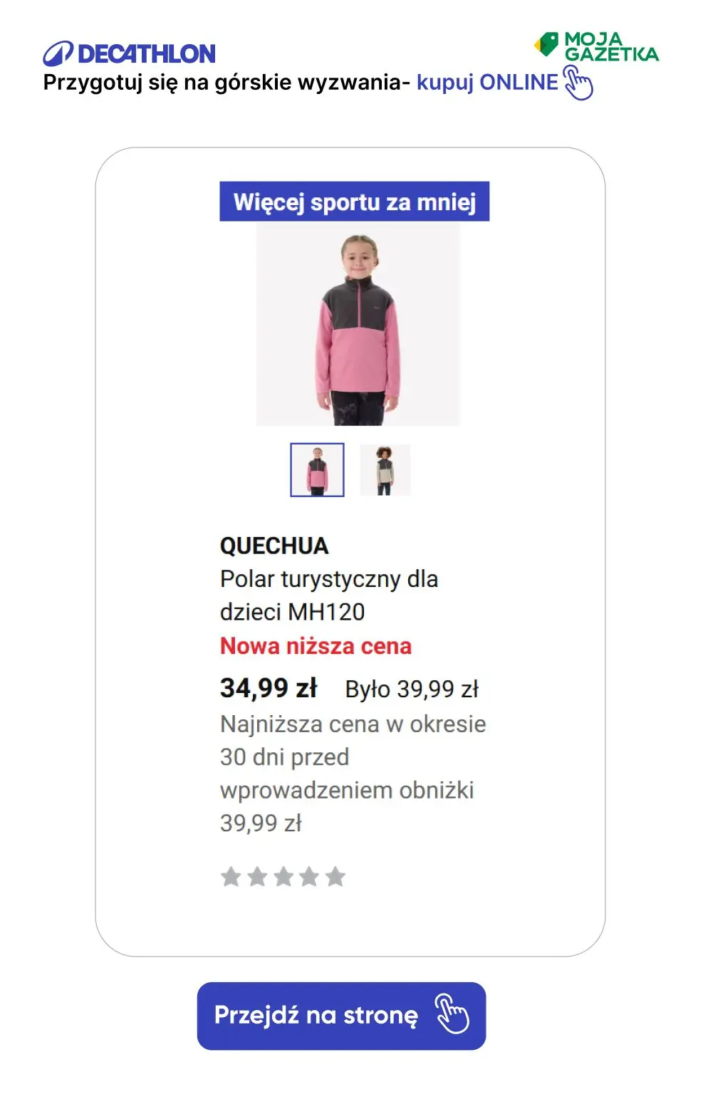 gazetka promocyjna Decathlon Przygotuj się na górskie wyzwania! Promocje na odzież turystyczną! - Strona 33