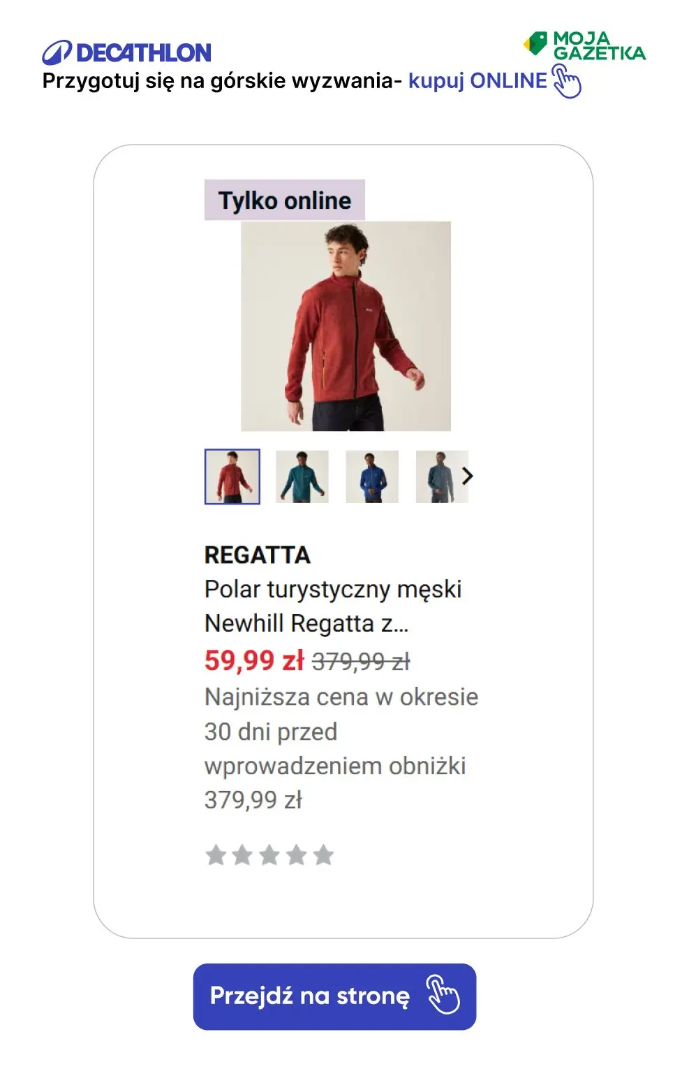 gazetka promocyjna Decathlon Przygotuj się na górskie wyzwania! Promocje na odzież turystyczną! - Strona 34