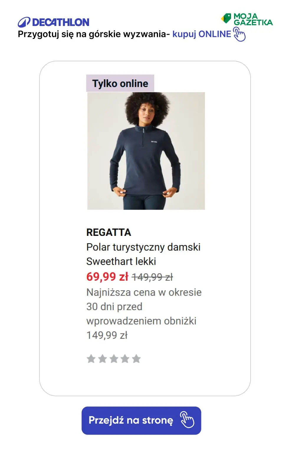 gazetka promocyjna Decathlon Przygotuj się na górskie wyzwania! Promocje na odzież turystyczną! - Strona 35