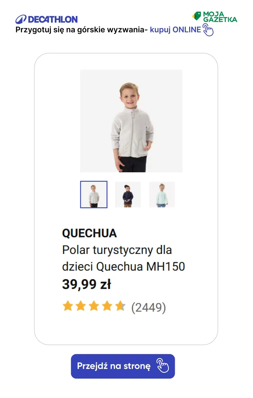 gazetka promocyjna Decathlon Przygotuj się na górskie wyzwania! Promocje na odzież turystyczną! - Strona 38