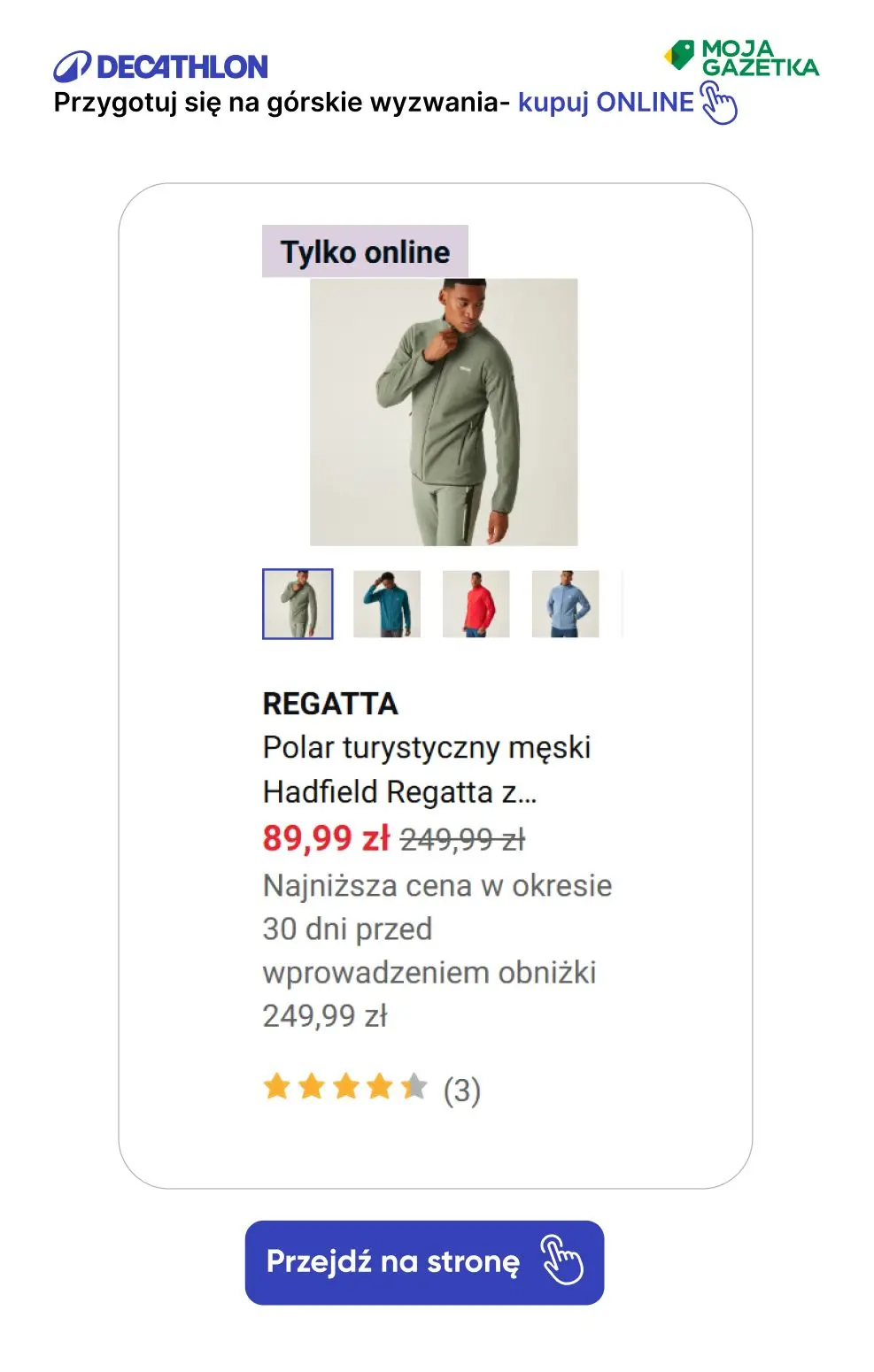 gazetka promocyjna Decathlon Przygotuj się na górskie wyzwania! Promocje na odzież turystyczną! - Strona 39