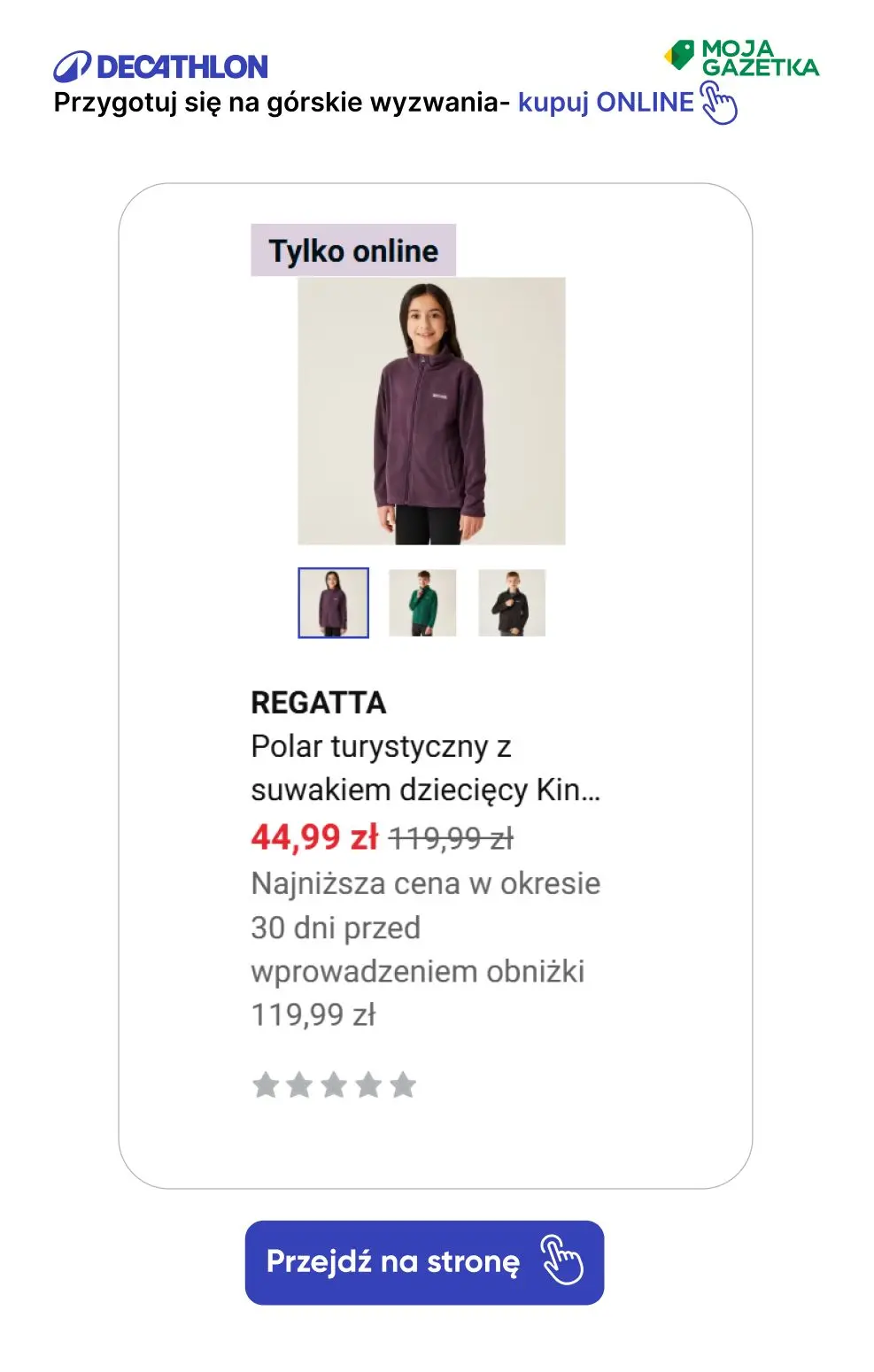 gazetka promocyjna Decathlon Przygotuj się na górskie wyzwania! Promocje na odzież turystyczną! - Strona 46