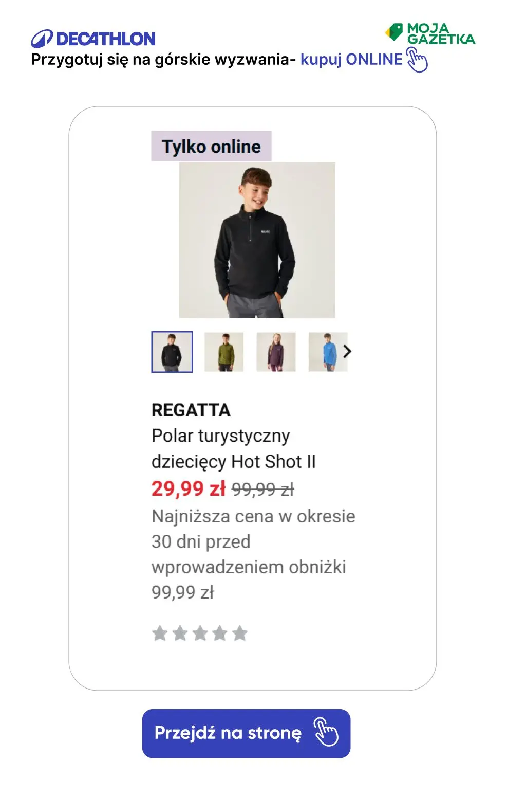 gazetka promocyjna Decathlon Przygotuj się na górskie wyzwania! Promocje na odzież turystyczną! - Strona 47