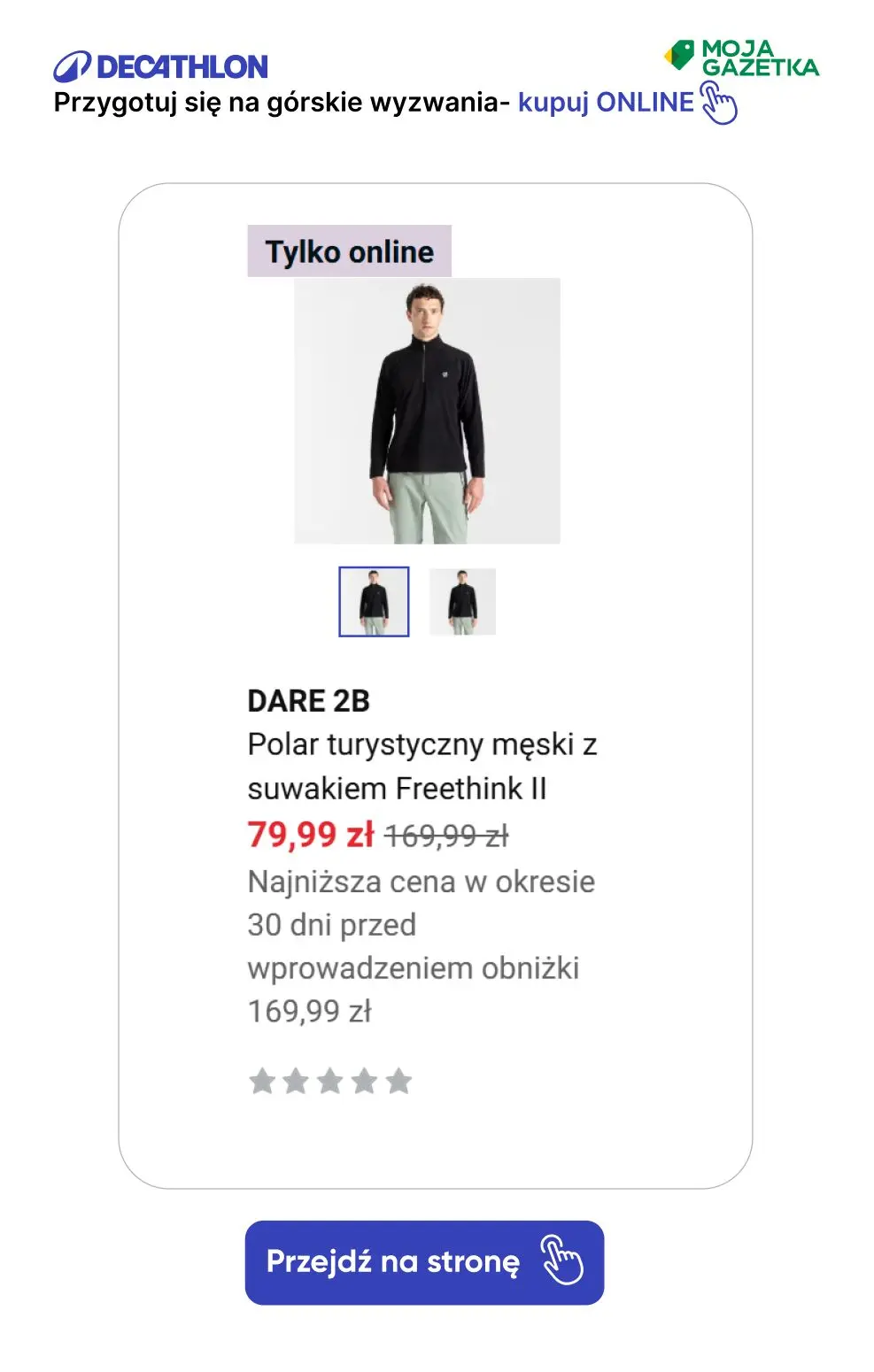 gazetka promocyjna Decathlon Przygotuj się na górskie wyzwania! Promocje na odzież turystyczną! - Strona 48