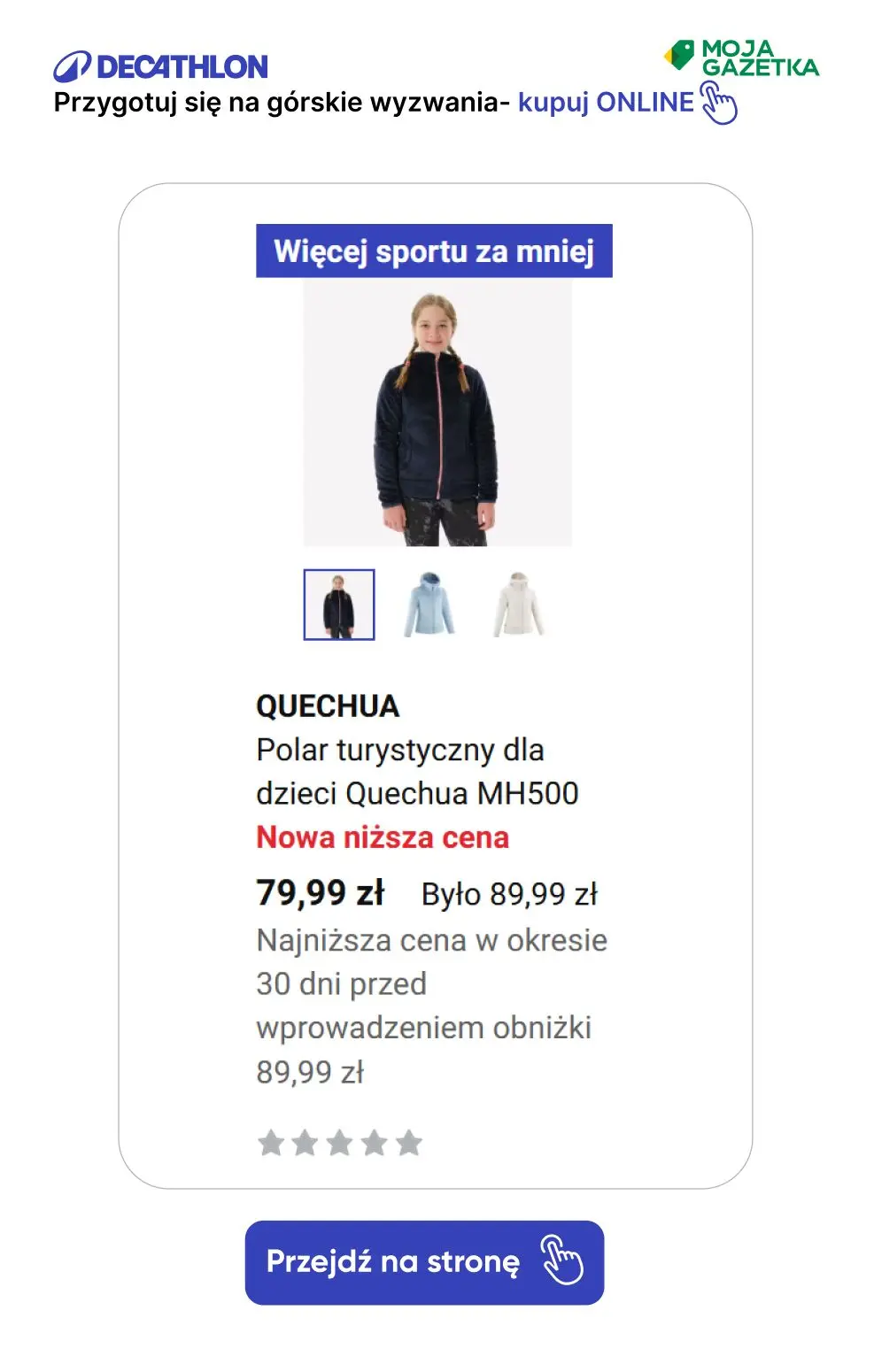 gazetka promocyjna Decathlon Przygotuj się na górskie wyzwania! Promocje na odzież turystyczną! - Strona 50