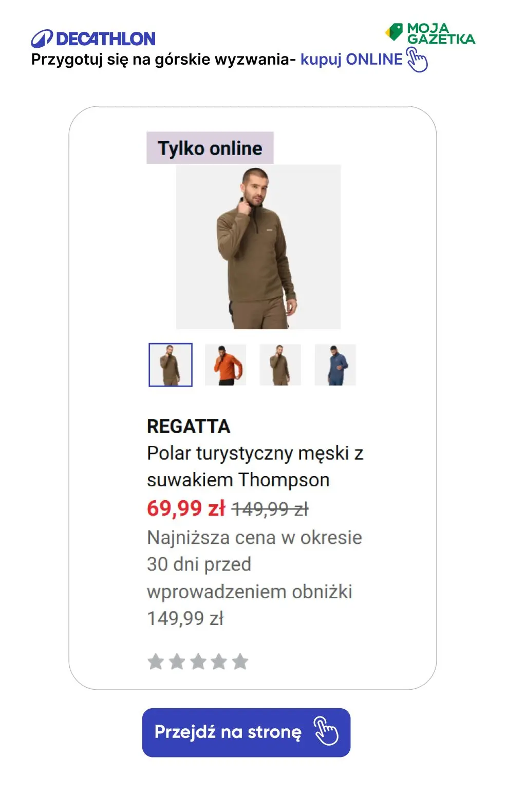 gazetka promocyjna Decathlon Przygotuj się na górskie wyzwania! Promocje na odzież turystyczną! - Strona 51