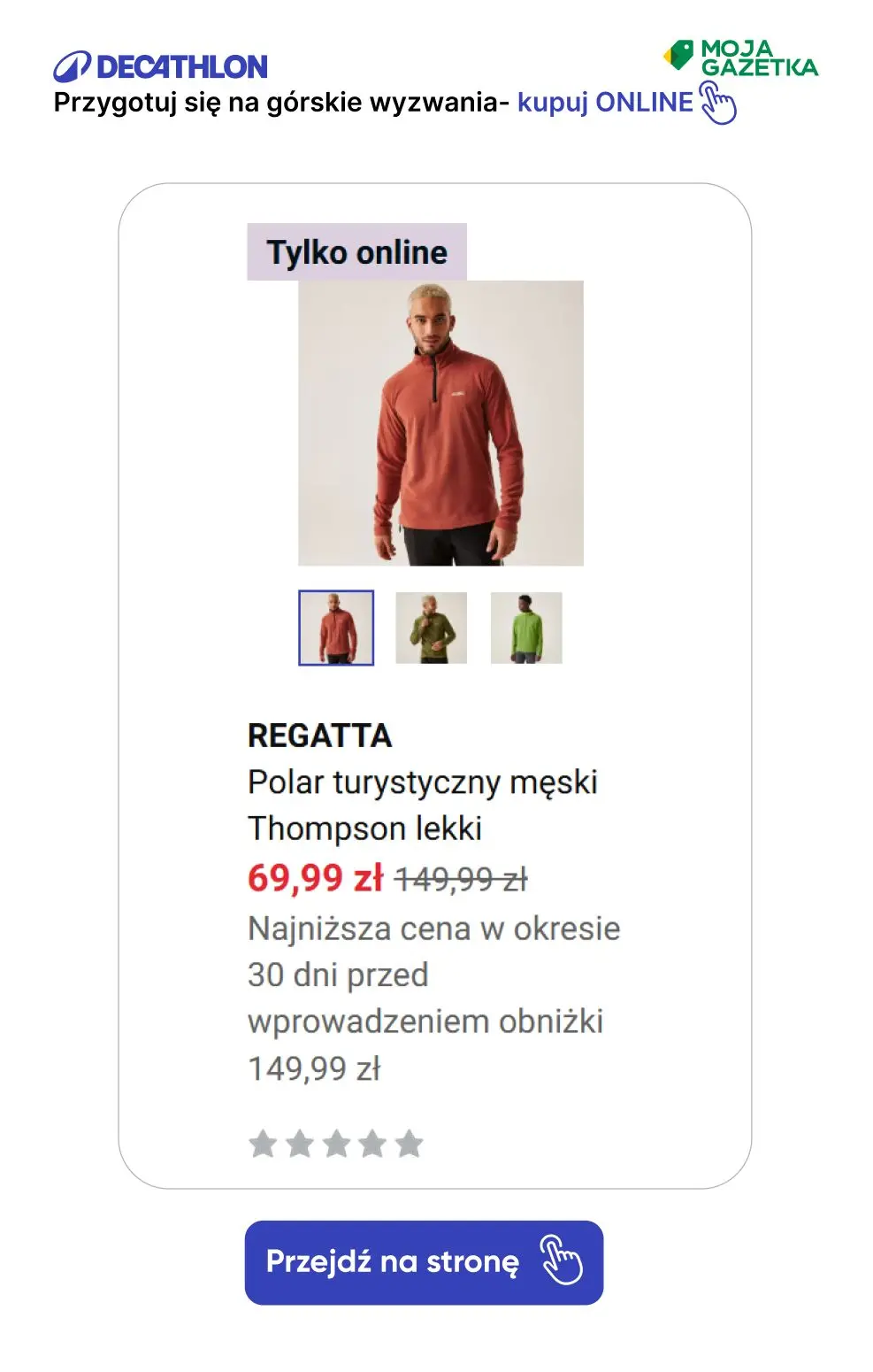 gazetka promocyjna Decathlon Przygotuj się na górskie wyzwania! Promocje na odzież turystyczną! - Strona 57