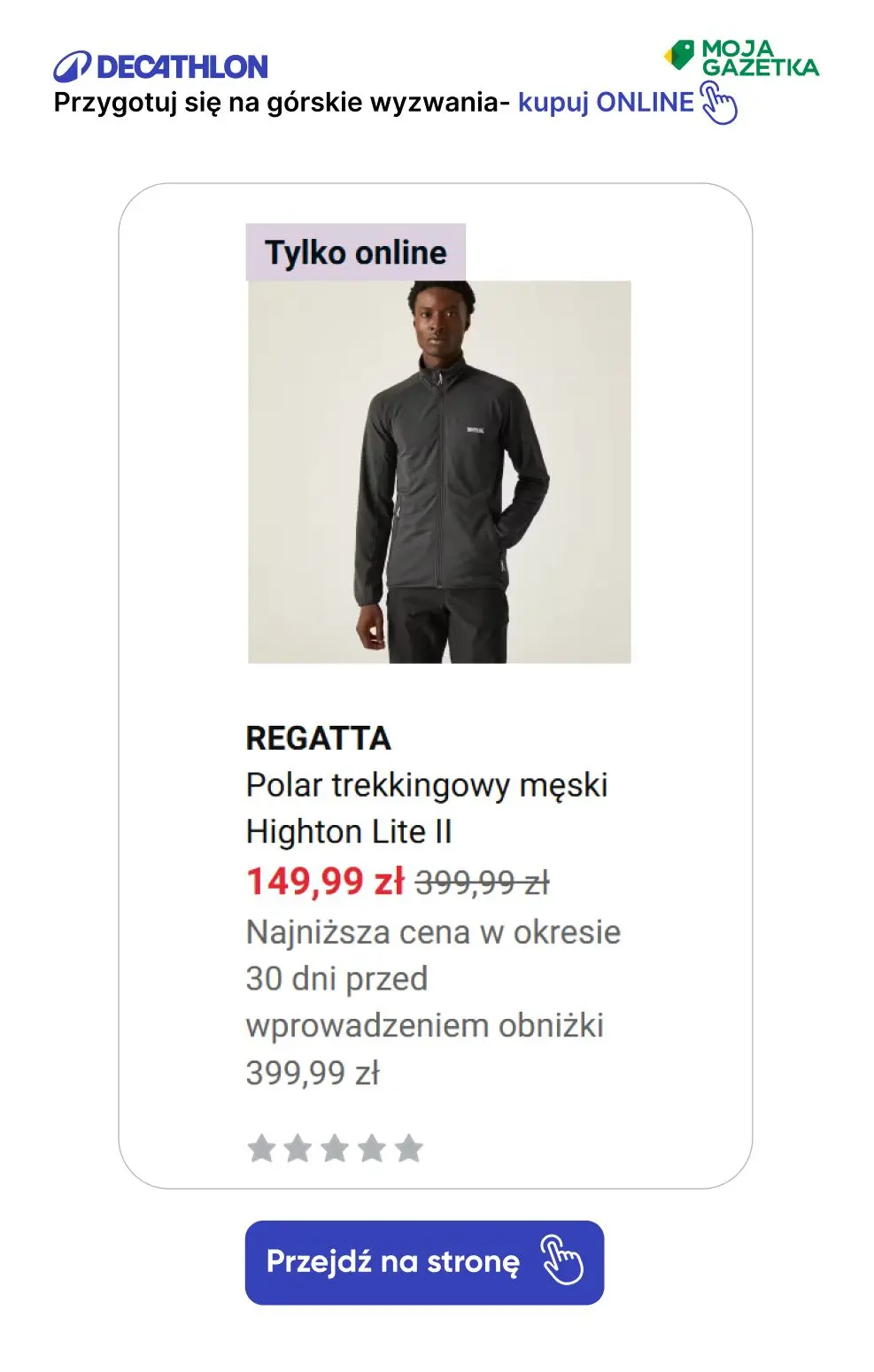 gazetka promocyjna Decathlon Przygotuj się na górskie wyzwania! Promocje na odzież turystyczną! - Strona 58