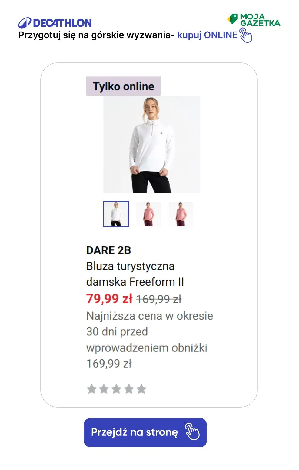 gazetka promocyjna Decathlon Przygotuj się na górskie wyzwania! Promocje na odzież turystyczną! - Strona 60