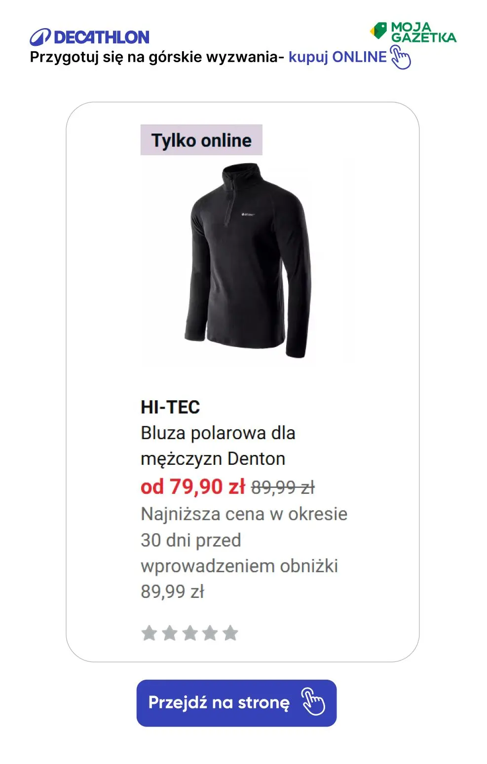 gazetka promocyjna Decathlon Przygotuj się na górskie wyzwania! Promocje na odzież turystyczną! - Strona 61