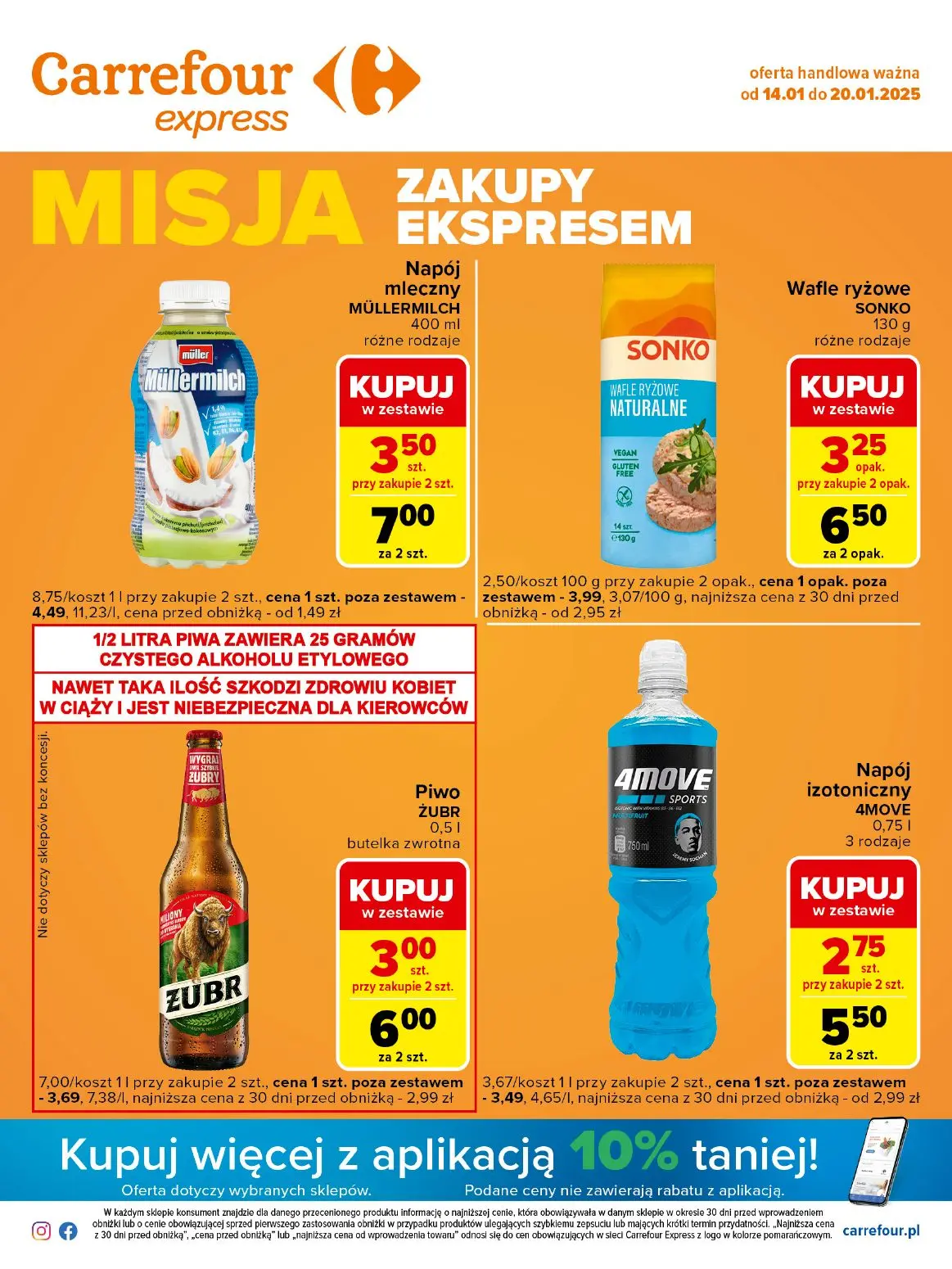 gazetka promocyjna Carrefour Express Zakupy expresem - Strona 1