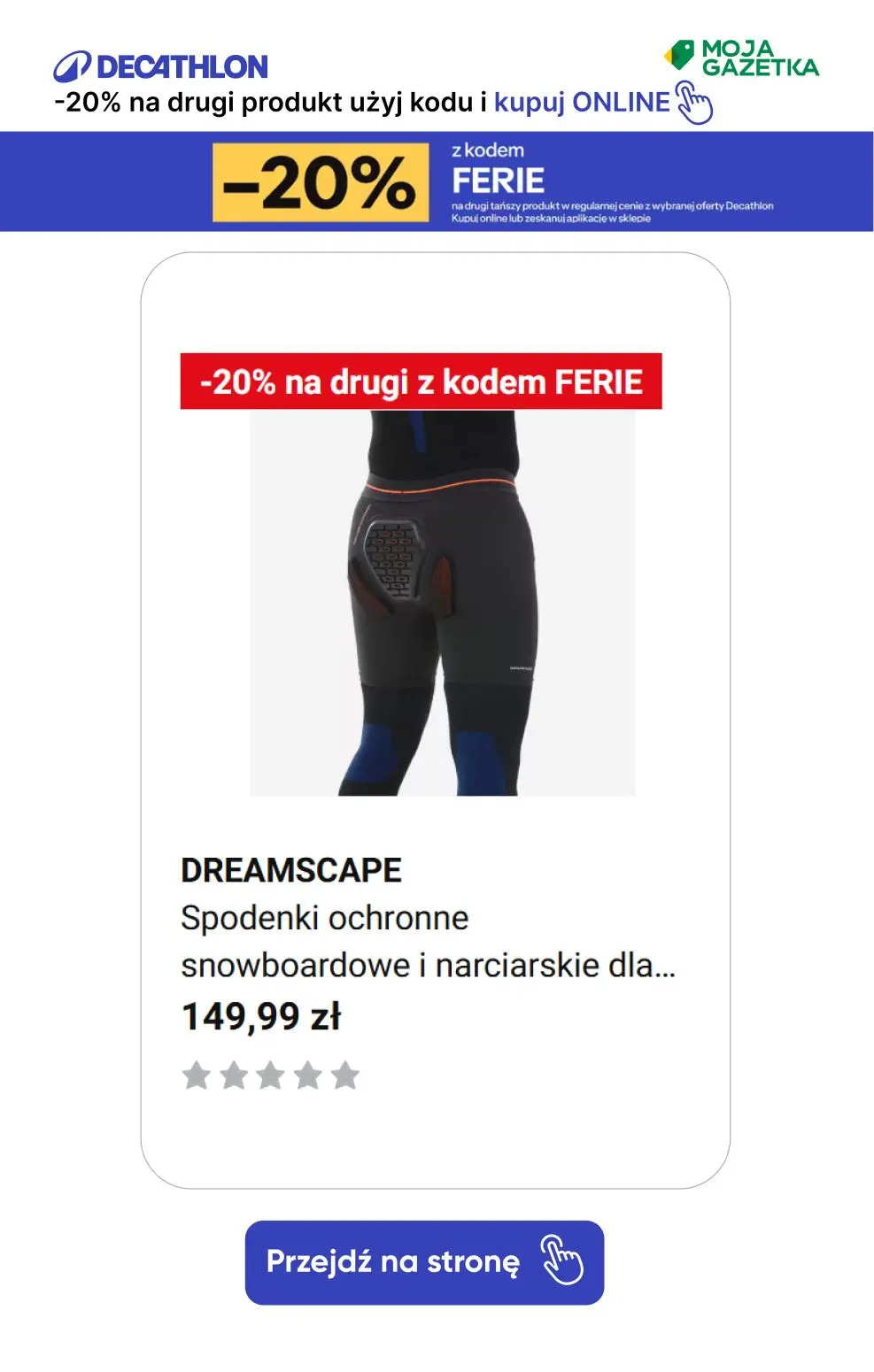 gazetka promocyjna Decathlon -20% na drugi produkt z kodem FERIE! Sprawdź produkty. - Strona 19