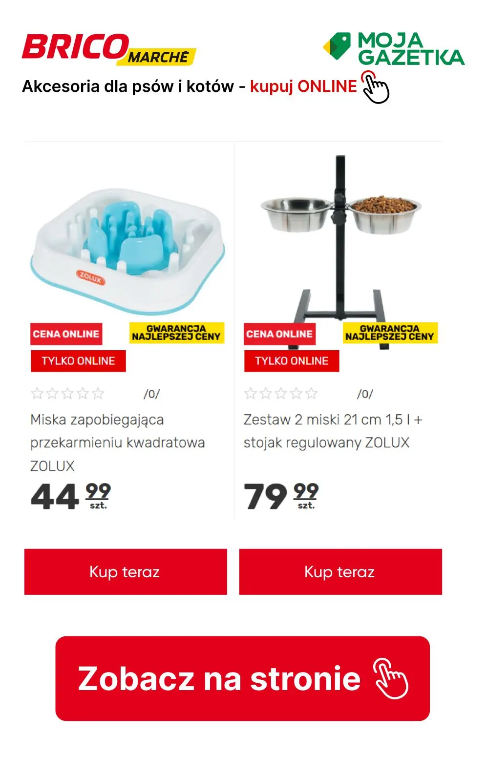 gazetka promocyjna BRICOMARCHE Kupuj akcesoria dla psów i kotów w NAJLEPSZYCH cenach! - Strona 8