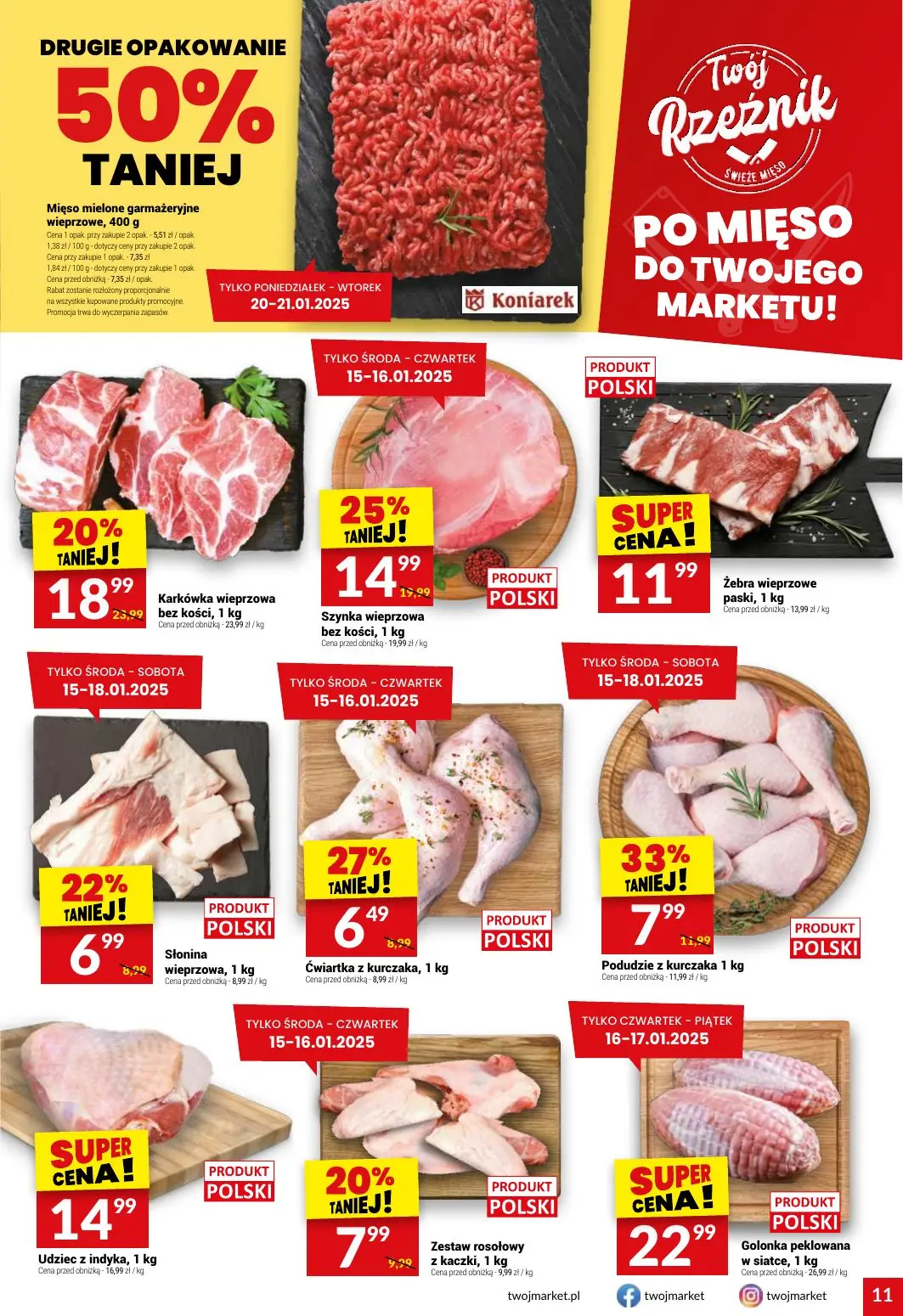 gazetka promocyjna Twój Market  - Strona 11